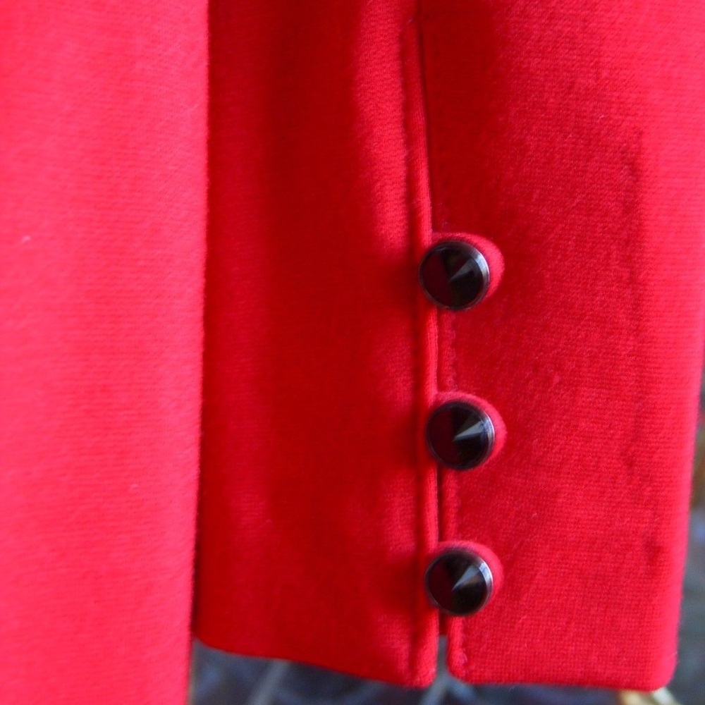 BANANA REPUBLIC L'WREN SCOTT RED SWEETHEART DRESS 4 - Picture 6 of 8